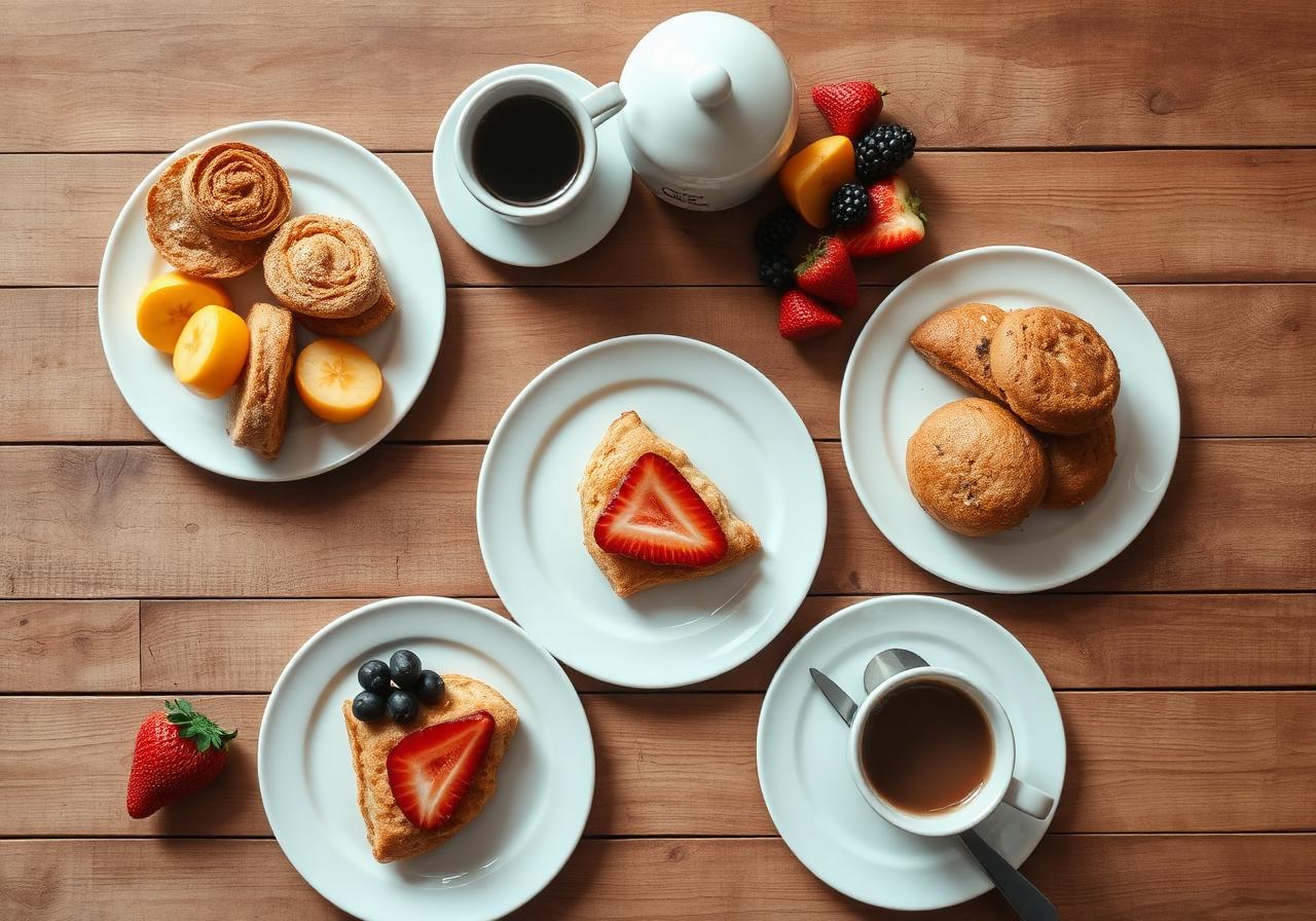 Breakfast spread